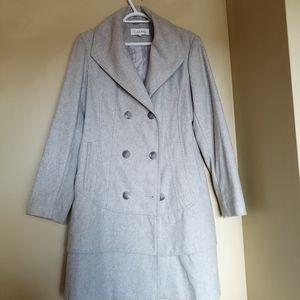Calvin Klein double breasted wool coat